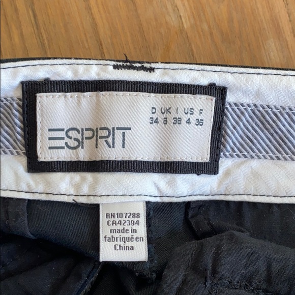 Esprit black cotton capris - Picture 5 of 6